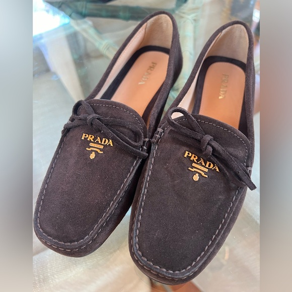 Prada Suede Driver Loafers - Picture 7 of 7